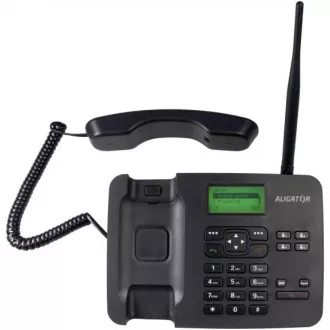 Aligátor GSM asztali telefon T100, fekete Aligátor GSM asztali telefon T100, fekete