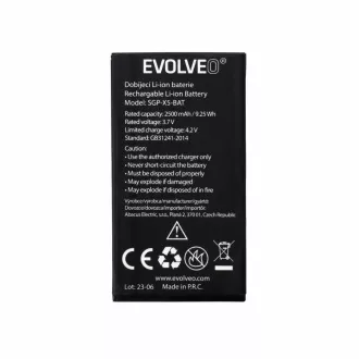 EVOLVEO eredeti akkumulátor 2500 mAh a StrongPhone X5 készülékhez