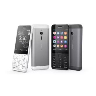Nokia 230 Dual SIM, sötétezüst Nokia 230 Dual SIM, sötétezüst