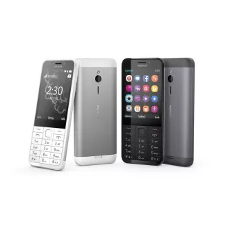 Nokia 230 Dual SIM, ezüst - Felbontott