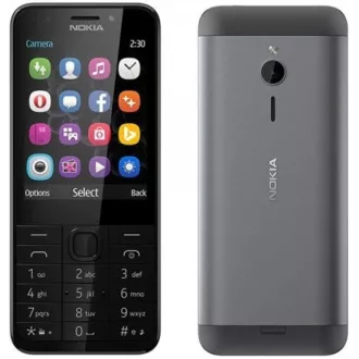 Nokia 230 Dual SIM, ezüst - Felbontott