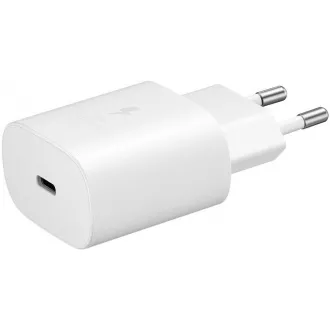 Samsung utazási töltő EP-TA800XWE, Quickcharge 25W, USB-C csatlakozó, fehér