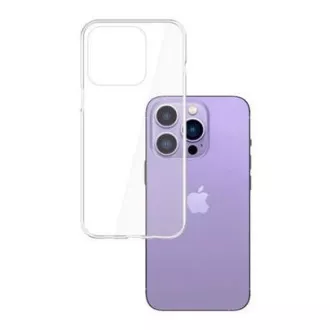 3mk védőburkolat átlátszó tok Apple iPhone 15 Pro készülékhez, átlátszó