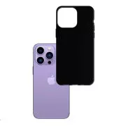 3mk Védőborítás matt tok Apple iPhone 15 Pro készülékhez, Fekete
