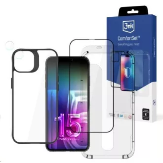 3mk Comfort Set 4 az 1-ben az Apple iPhone 15 Plus készülékhez 3mk Comfort Set 4 az 1-ben az Apple iPhone 15 Plus készülékhez