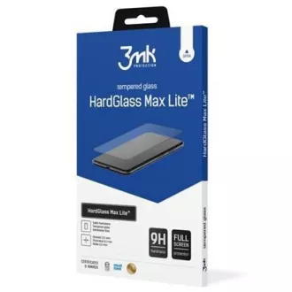 3mk edzett üveg HardGlass Max Lite fekete Apple iPhone 15 készülékhez