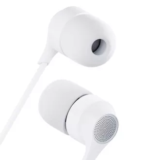 3mk fejhallgató - Vezetékes fülhallgató USB-C, fehér