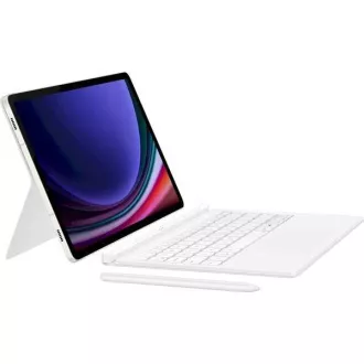Samsung billentyűzet tok EF-DX725UWE a Galaxy Tab S9/S9 FE készülékhez, fehér Samsung billentyűzet tok EF-DX725UWE a Galaxy Tab S9/S9 FE készülékhez, fehér