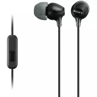 SONY sztereó fejhallgató MDR-EX15AP, fekete