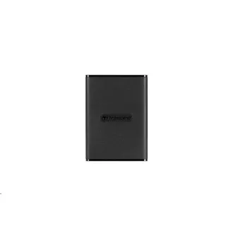 TRANSCEND Külső SSD ESD270C 500 GB, hordozható, USB 3.1 Gen.2, C és A típus, két kábel 520/460 MB/s, fekete színű