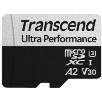 TRANSCEND MicroSDXC kártya 128 GB 340S, UHS-I U3 A2 Ultra Performance 160/125 MB / s