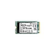 TRANSCEND SSD 400S 256GB, M.2 2242, PCIe Gen3x4, NVMe, 3D TLC, DRAM nélkül