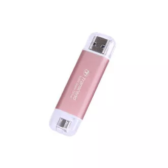 TRANSCEND Külső SSD ESD310P 2TB, Külső SSD, USB 10Gbps, C/A típus, rózsaszínű