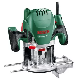 Bosch POF 1200 AE felsőmarógép, 1200 W, Softgrip, fordulatszám-előválasztás, orsó reteszelése Bosch POF 1200 AE felsőmarógép, 1200 W, Softgrip, fordulatszám-előválasztás, orsó reteszelése