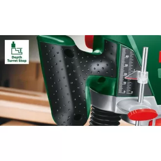 Bosch POF 1200 AE felsőmarógép, 1200 W, Softgrip, fordulatszám-előválasztás, orsó reteszelése Bosch POF 1200 AE felsőmarógép, 1200 W, Softgrip, fordulatszám-előválasztás, orsó reteszelése