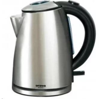 Orava VK-3712 elektromos vízforraló, 1600 W, 1,2 l, automatikus kikapcsolás, ezüst színű