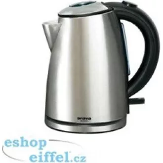Orava VK-3712 elektromos vízforraló, 1600 W, 1,2 l, automatikus kikapcsolás, ezüst színű