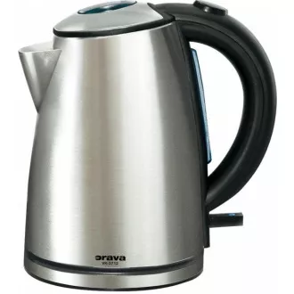 Orava VK-3712 elektromos vízforraló, 1600 W, 1,2 l, automatikus kikapcsolás, ezüst színű
