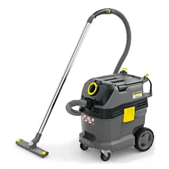 Karcher NT 30/1 Tact többcélú ipari porszívó, 1380 W, 30 l, 69 dB, 74 l/s, PES szűrő, fém kerekek, 30 l, 69 dB, 74 l/s, PES szűrő, fém keréktárcsák