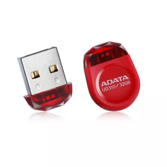 ADATA Flash Disk 32 GB UD310, USB 2.0 Dash Drive Tartós, piros ADATA Flash Disk 32 GB UD310, USB 2.0 Dash Drive Tartós, piros