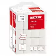 Törölközők pap. Z-Z Katrin Classic 2vrs. fehér újrahasznosított 4000db doboz