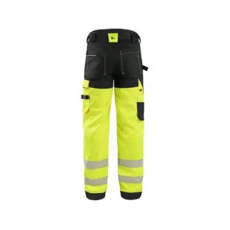 CXS BENSON figyelmeztető nadrág, férfi, sárga-fekete, 52-es méret