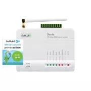 EVOLVEO Sonix - vezeték nélküli GSM riasztó (4 távirányító, PIR mozgásérzékelő, ajtó / ablak érzékelő, külső hangszóró, Android / iPhone