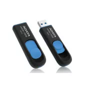 ADATA Flash Disk 32 GB UV128, USB 3.1 Dash Drive (R: 40 / W: 25 MB / s) fekete / kék