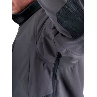 OLZA softshell kabát szürke L