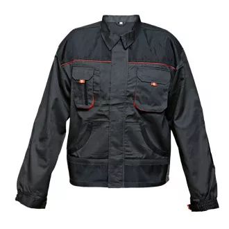FF CARL BE-01-002 kabát fekete/piros 52