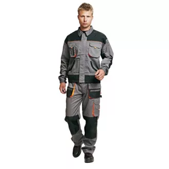 FF CARL BE-01-002 kabát fehér/szürke 50