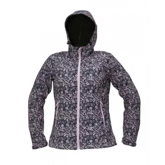 YOWIE print.soft. kabát barna / zöld L YOWIE print.soft. kabát barna / zöld L