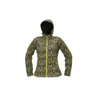 YOWIE print.soft. kabát barna / zöld XL YOWIE print.soft. kabát barna / zöld XL