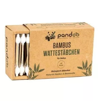 Pandoo Bambusz vattapamacs gyerekeknek, organikus pamut 55 db Pandoo Bambusz vattapamacs gyerekeknek, organikus pamut 55 db