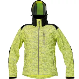KNOXFIELD nyomott softshell sárga XL