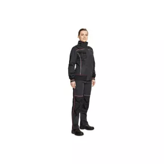 KNOXFIELD LADY kabát antracit / piros 34