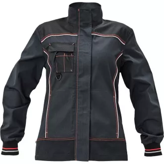 KNOXFIELD LADY kabát antracit / piros 34