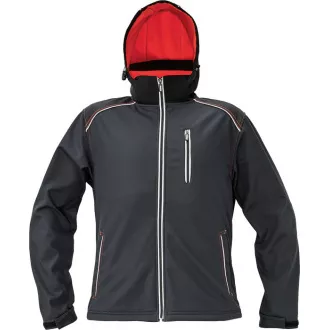KNOXFIELD softshell kabát antr / narancs XS