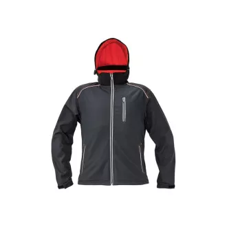 KNOXFIELD softshell kabát anthrac / narancs S