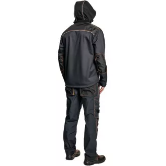KNOXFIELD softshell kabát anthrac / narancs S