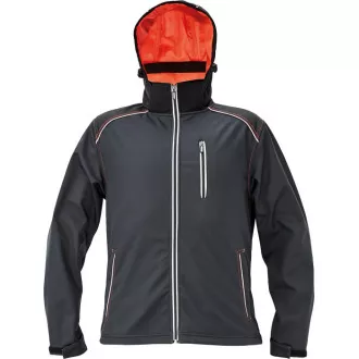KNOXFIELD softshell kabát anthrac / narancs S