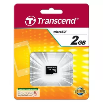 TRANSCEND MicroSD kártya 2 GB, adapter nélkül TRANSCEND MicroSD kártya 2 GB, adapter nélkül