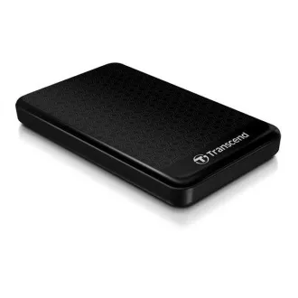 TRANSCEND Külső merevlemez USB 3.1 StoreJet 25A3, 1TB, fekete (ütésálló, 256 bites AES)