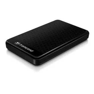 TRANSCEND Külső merevlemez USB 3.1 StoreJet 25A3, 1TB, fekete (ütésálló, 256 bites AES)