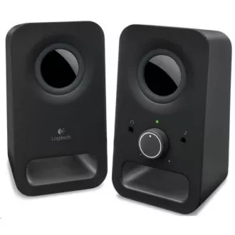 Logitech multimédiás hangszórók 2.0 Z150 Midnight Black Logitech multimédiás hangszórók 2.0 Z150 Midnight Black