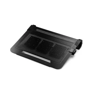 Cooler Master hűtőállvány NotePal U3 PLUS ALU NTB 15-19" fekete, 3x8cm ventilátorhoz