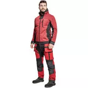 HUYER SOFTSHELL kabát piros XL