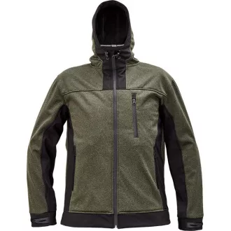 HUYER SOFTSHELL kabát fekete XS