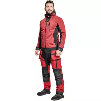 HUYER SOFTSHELL kabát fekete 3XL