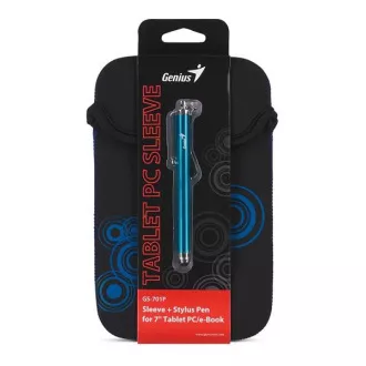 GENIUS GS-701P, tok 7"-os táblagéphez fekete + kék érintőtoll